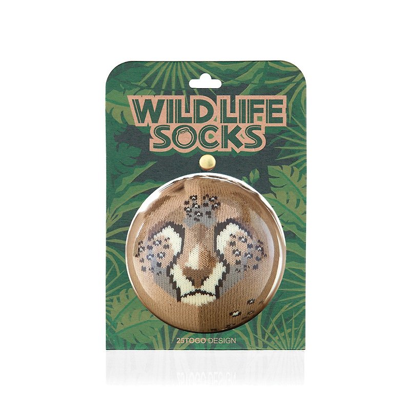 WILDLIFE SOCKS_Wildlife Socks_Cheetah - Socks - Other Materials Khaki