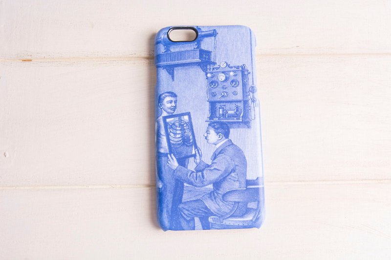 Cellphone case For iPhone 6s ＆iPhone 6s Plus：Health Examination - เคส/ซองมือถือ - พลาสติก สีน้ำเงิน