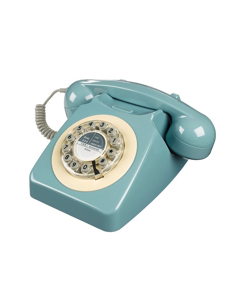 SUSS-UK imports 1950s 746 series retro classic phone / industrial style (French blue) - เฟอร์นิเจอร์อื่น ๆ - พลาสติก สีน้ำเงิน
