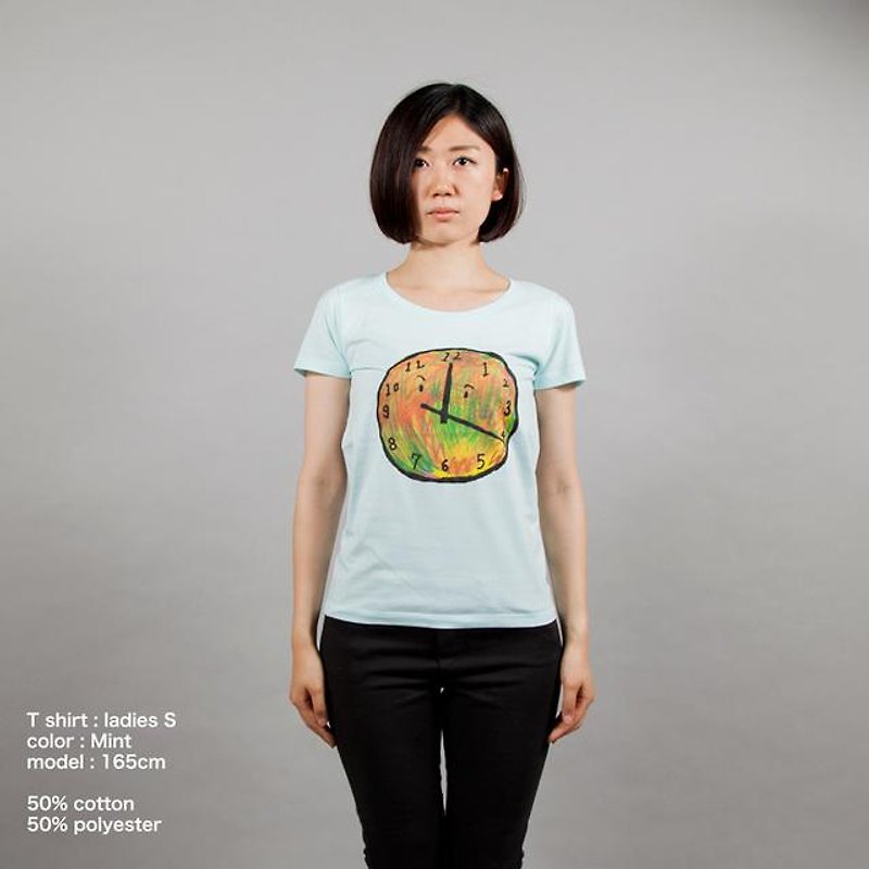 Contact Clock's T-shirt Tcollector - Women's T-Shirts - Cotton & Hemp Blue