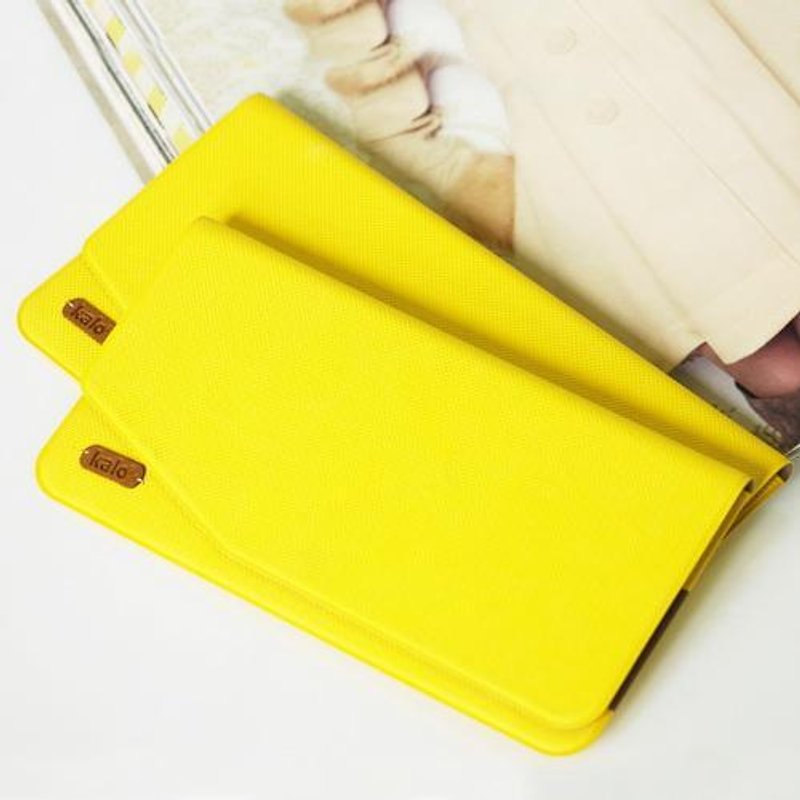 【Kalo】Kalo iPhone6 Wallet Bag - เคส/ซองมือถือ - วัสดุกันนำ้ สีเหลือง
