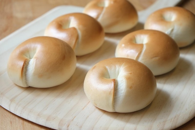 原味Bagel (2個) - 麵包/吐司 - 新鮮食材 金色