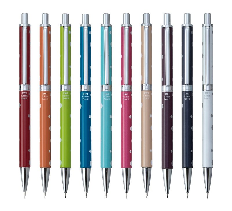 【過季品出清】IWI Candy Bar圓點自動鉛筆 #10色可選 - 鉛芯筆 - 其他金屬 多色