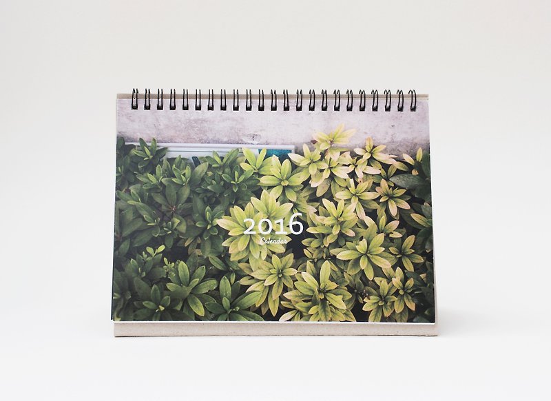 Photography 2016 desk calendar (can write / stand table used) - ปฏิทิน - กระดาษ หลากหลายสี