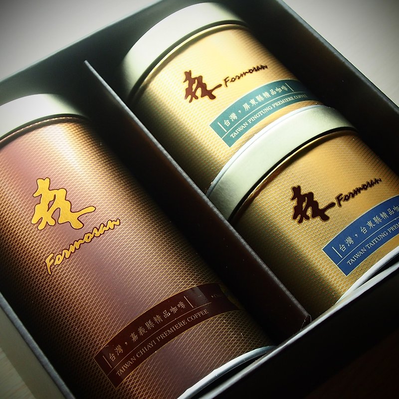 【森高砂咖啡】三陽開泰禮盒 - 咖啡/咖啡豆 - 新鮮食材 咖啡色