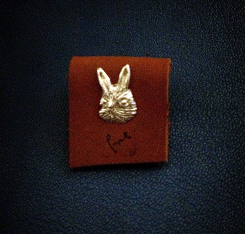 emmaAparty純銀耳環:Mini兔子(單隻販售) - 耳環/耳夾 - 純銀 
