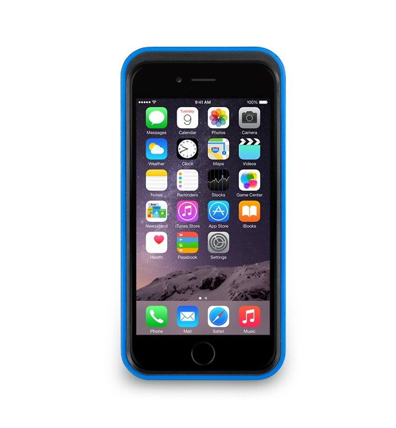 iPhone 6 -The Trim Series -撞色可立式保護框-湛藍色 - 手機殼/手機套 - 其他材質 藍色