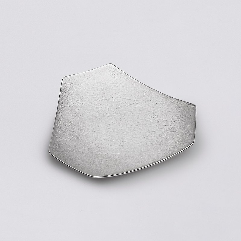 純錫収納トレー_六角モアレ手作りバースデーギフトファーストチョイス - 小皿 - 金属 