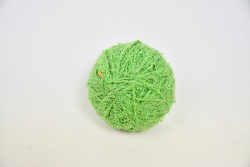 ミックスグリーンウールひも_ - 編み物/刺繍/羊毛フェルト/裁縫 - 寄せ植え・花 多色
