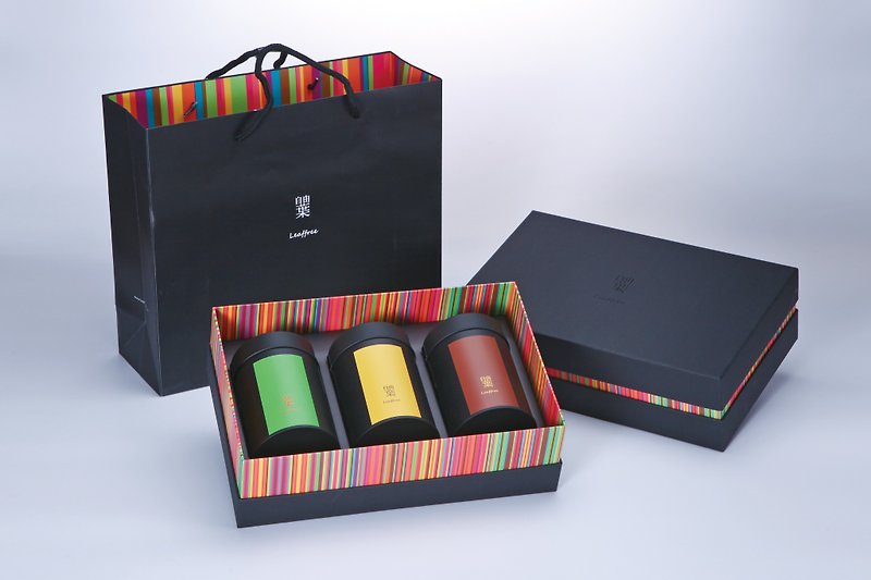 Leaffree Free Leaf | Bright Oolong Tea Gift Box | Gift Box - ชา - วัสดุอื่นๆ สีดำ