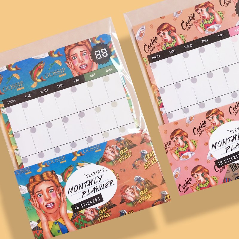 Calendar Sticker - Notebooks & Journals - Paper Multicolor
