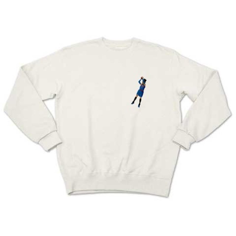 jump shot one（sweat white） - Tシャツ メンズ - その他の素材 ホワイト