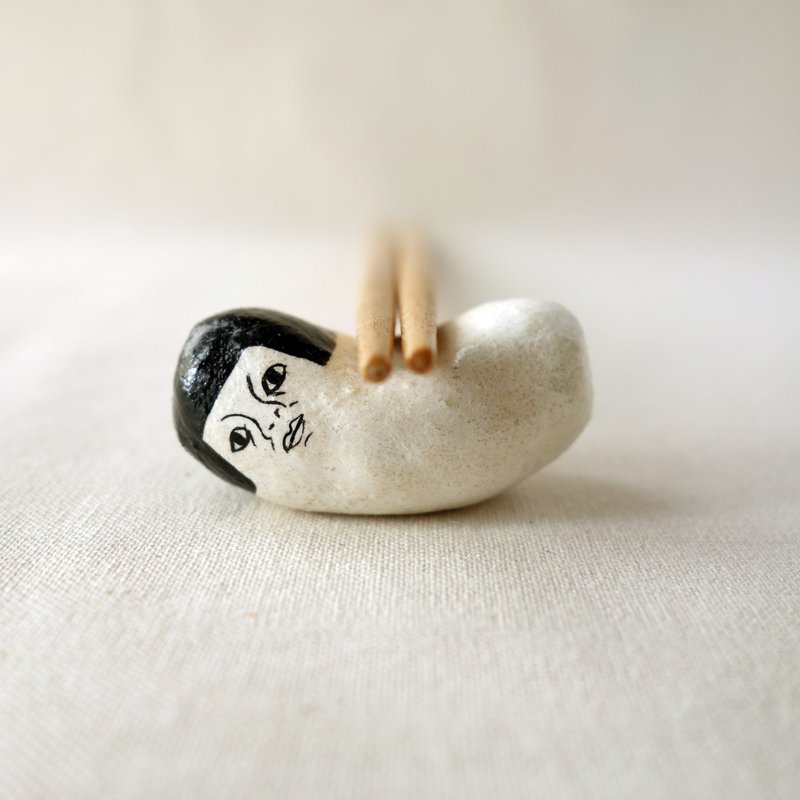人間の箸置き - 擺飾/家飾品 - 其他材質 白色