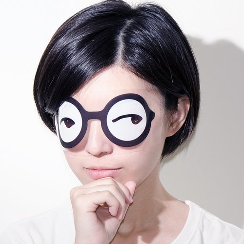 buyMood Fake Awake Glasses Fun Sticker(See Through) - Shop buyMood Stickers  - Pinkoi