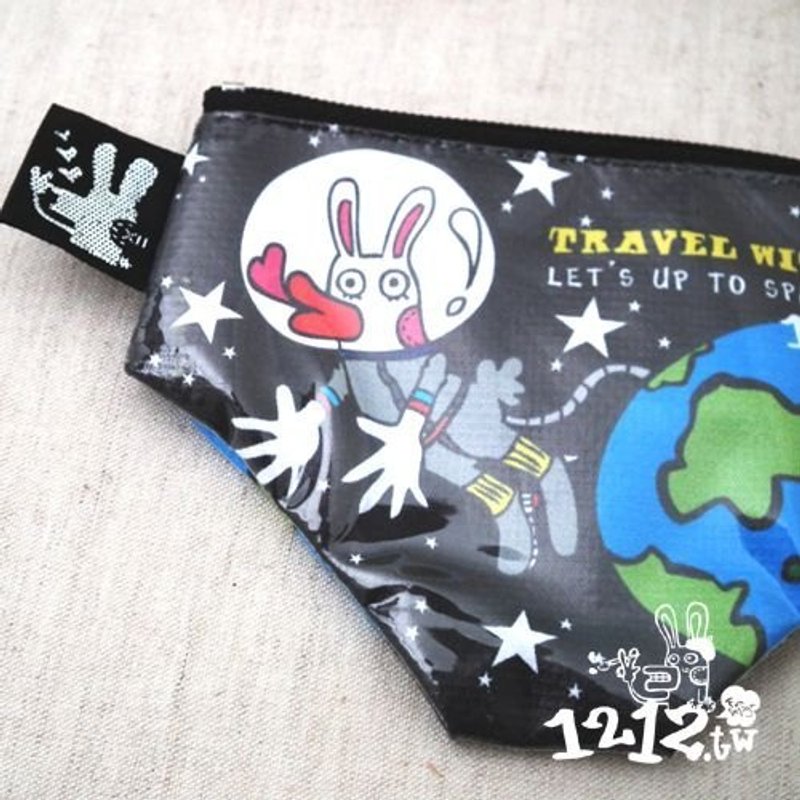 1212玩樂設計不能穿的內褲專賣-迷走星球 - Coin Purses - Waterproof Material Black