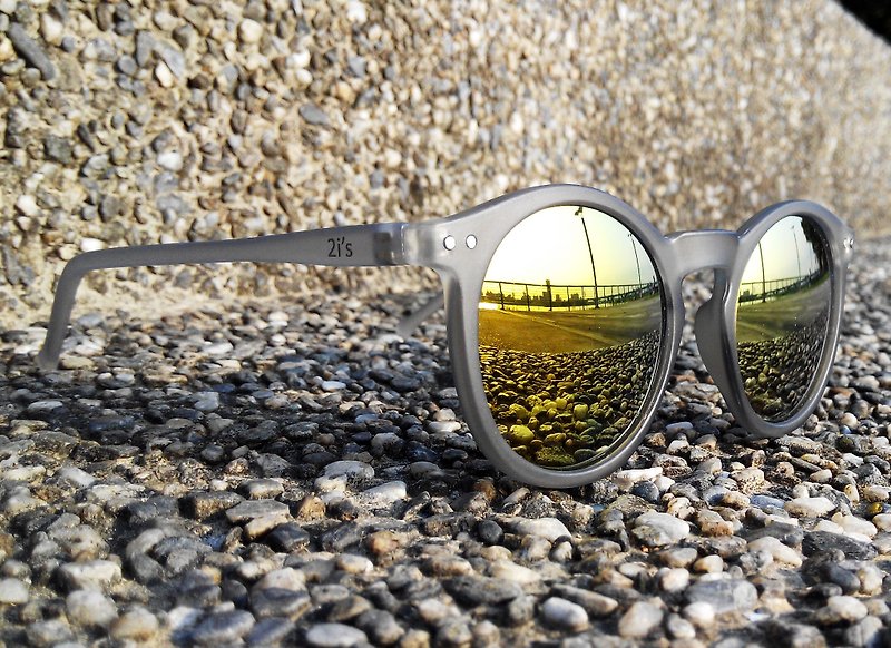 2i's 太陽眼鏡 - Kurt - กรอบแว่นตา - พลาสติก สีเทา