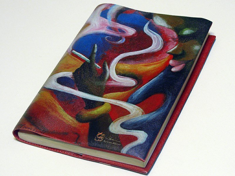 jazz woman - A5 book cover - Notebooks & Journals - Waterproof Material Red