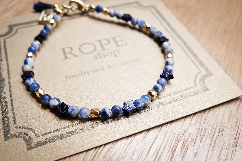 The summer night sky [] ROPEshop bracelet. - Bracelets - Other Materials Blue