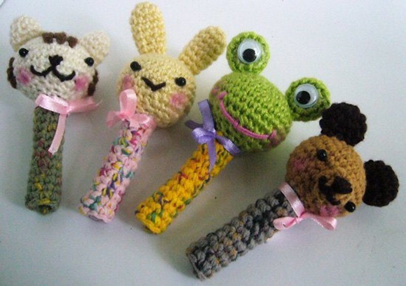 Japanese super rammed kawaii pen doll ~ woolen doll ~ eye-catching and funny - Pen & Pencil Holders - Other Materials Multicolor