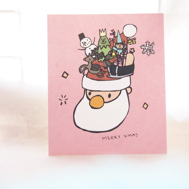 Hat party-christmas card - Cards & Postcards - Paper Pink