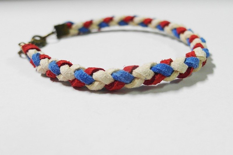 Daily for ri の hand woven bracelet ✡ fusion - สร้อยข้อมือ - ผ้าฝ้าย/ผ้าลินิน หลากหลายสี