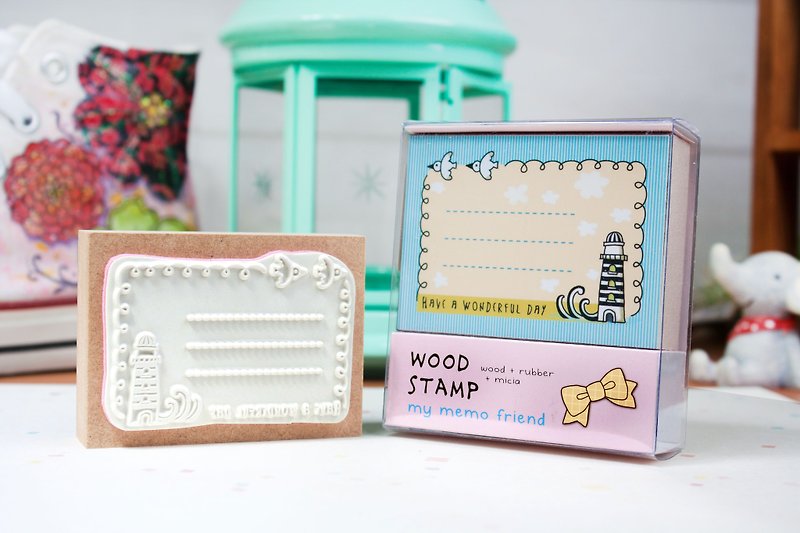 Memo Seal-Tower - Stamps & Stamp Pads - Wood 