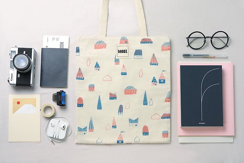 [Japan Tokyo Limited] cute little house Tote - Messenger Bags & Sling Bags - Other Materials 