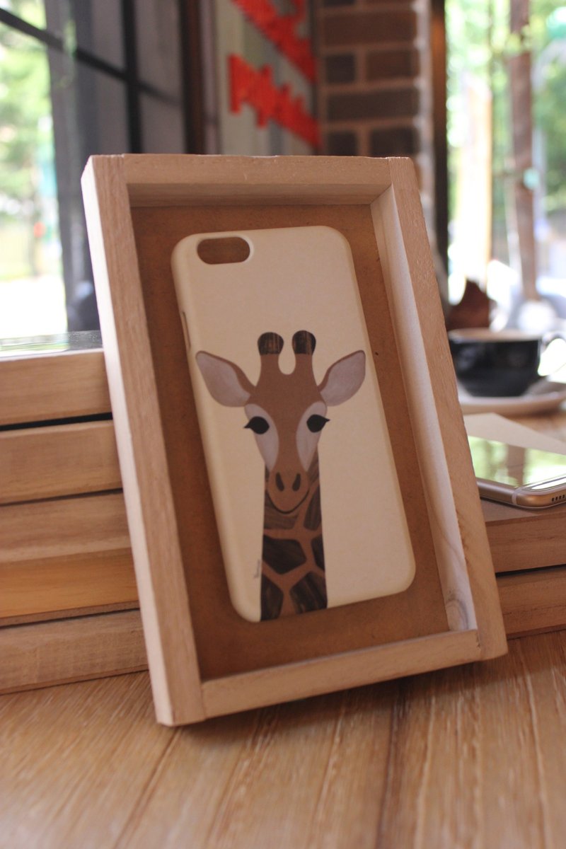 Korea style top anti-wear paint painted phone protective shell [Spa smaller objects / Hi ~ I'm unicorn deer!] Korea Design Hall Customizable Model iPhone: i6s / i6s plus + / i6 / i6 plus / i5 / Samsung Samsung: S6 Edge + plus / S6 / S6 Edge / S5 /  - เคส/ซองมือถือ - วัสดุอื่นๆ 