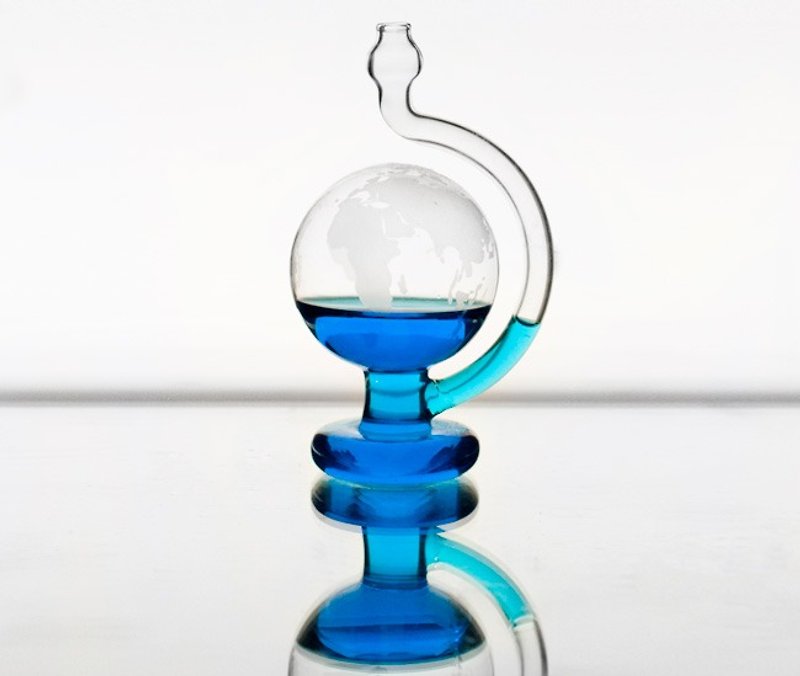 Mr.sci science factory/GLOBE BAROMETER GLASS-12CM - Pottery & Glasswork - Glass Multicolor