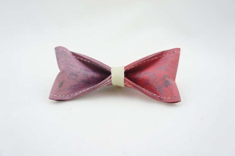 「Paper Bow Tie」紙領結 特殊色系列- No.233（迷幻粉紫） - 領帶/領帶夾 - 紙 粉紅色