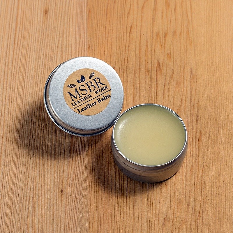 MSBR Leather- Handmade Natural Organic Leather Balm, Leather Oil Wax, Leather Care (15ml) - Other - Other Materials Orange
