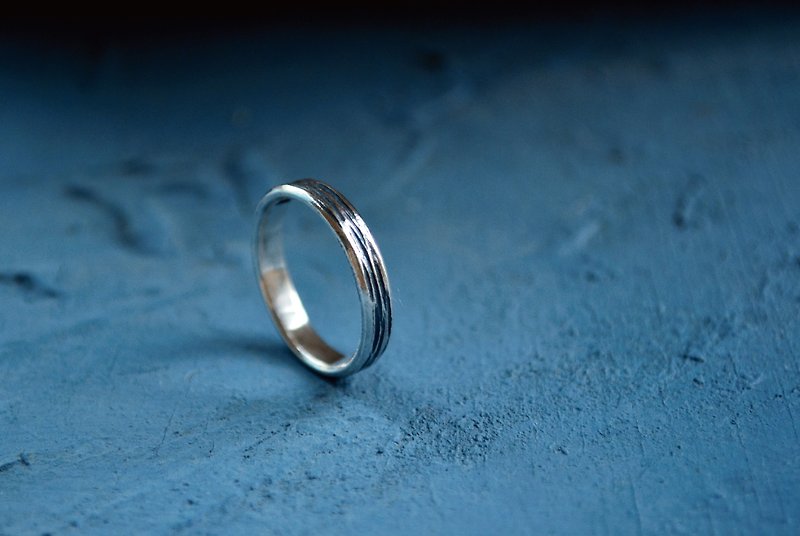 Reincarnate  Ring | 999 silver - Couples' Rings - Other Metals Blue