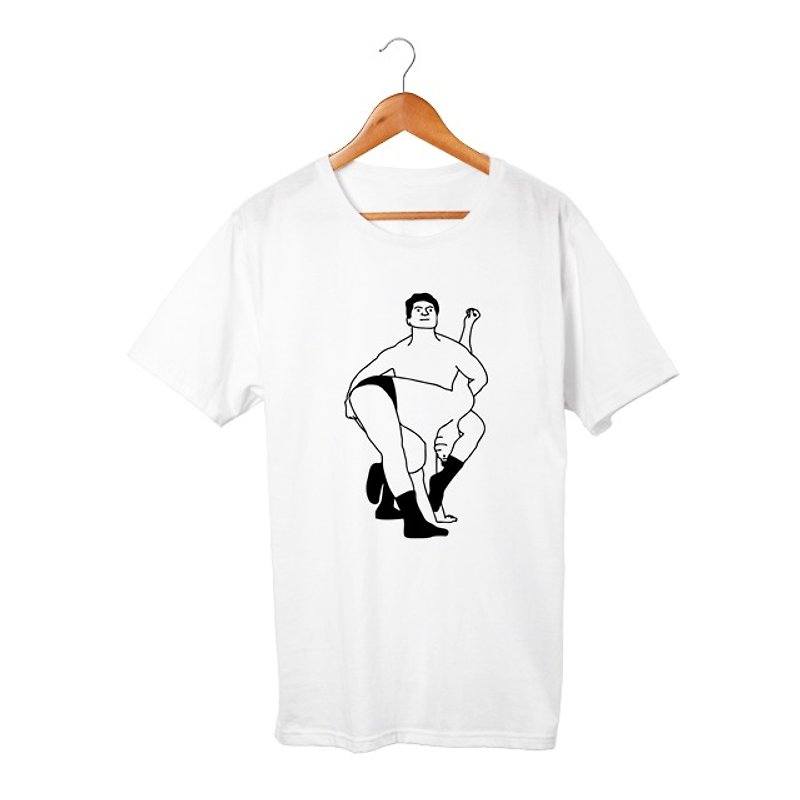swastika T-shirt - เสื้อฮู้ด - ผ้าฝ้าย/ผ้าลินิน ขาว
