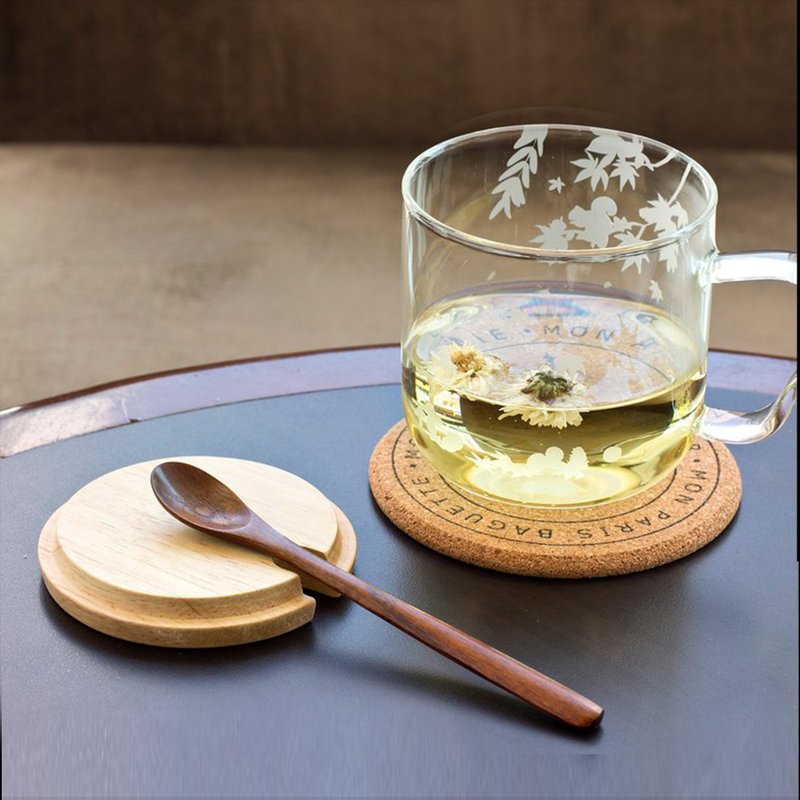 Four Seasons Blossom竹蓋花茶杯 結婚 升遷 生日 客製聖誕禮物 - 水瓶/水壺 - 玻璃 