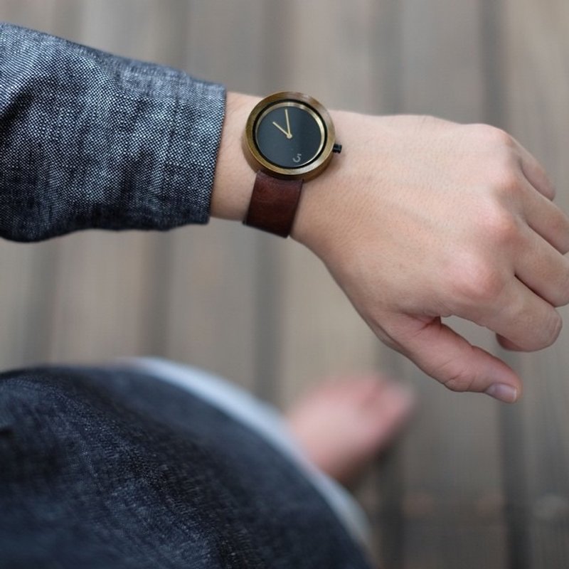 Lima Watch Sore Teak Brown - 女錶 - 木頭 咖啡色