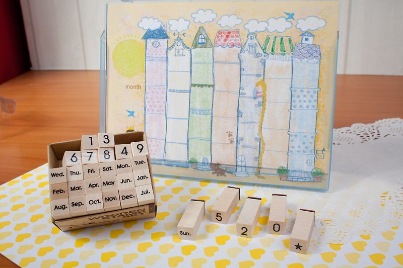 Date stamp set - Stamps & Stamp Pads - Other Materials 