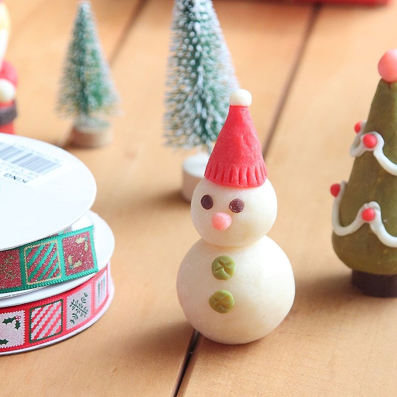 Red Hat Snowman Cold Soap*Please confirm the size before subscripting - สบู่ - พืช/ดอกไม้ สีแดง