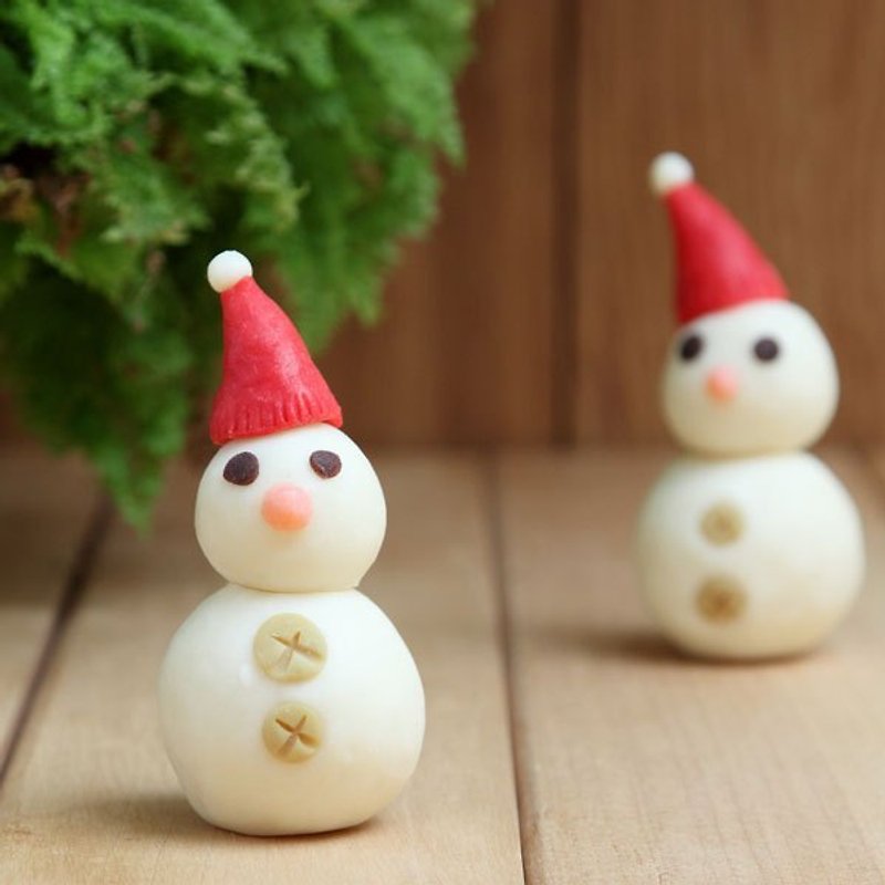 [聖誕節限定]小雪人 手工皂 - น้ำหอม - วัสดุอื่นๆ ขาว