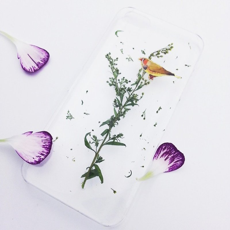 [Lost and find] against the wind bird phone case Phone Case - Other - Plastic Green