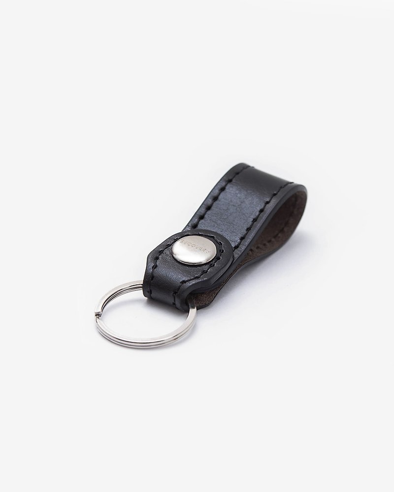 Recovery / Basic Leather Key Ring / leather strap - Keychains - Genuine Leather 