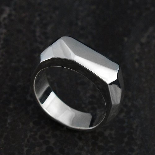 ART64六四設計銀飾 訂製戒指-造型戒 X-Ring(L) 925 純銀戒指-64DESIGN
