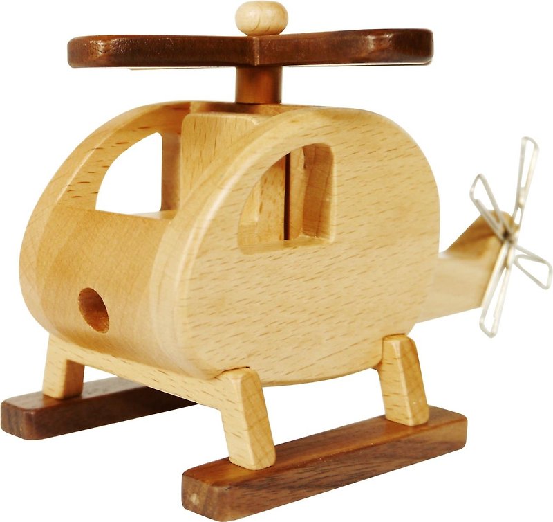 Carpenter siblings Monte helicopter pencil sharpener - Other - Wood Brown