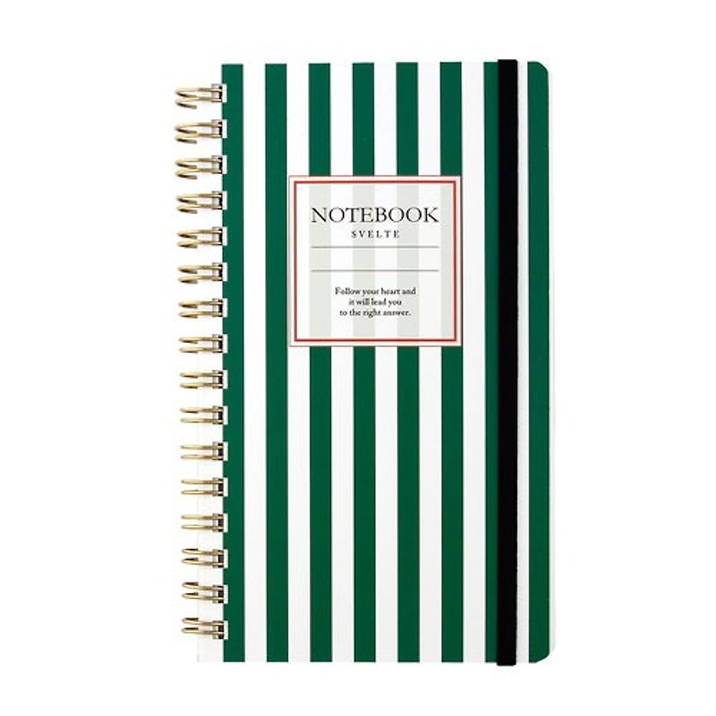 Japan [LABCLIP] Svelte Series Slim note Notebook / Green - Notebooks & Journals - Paper Green