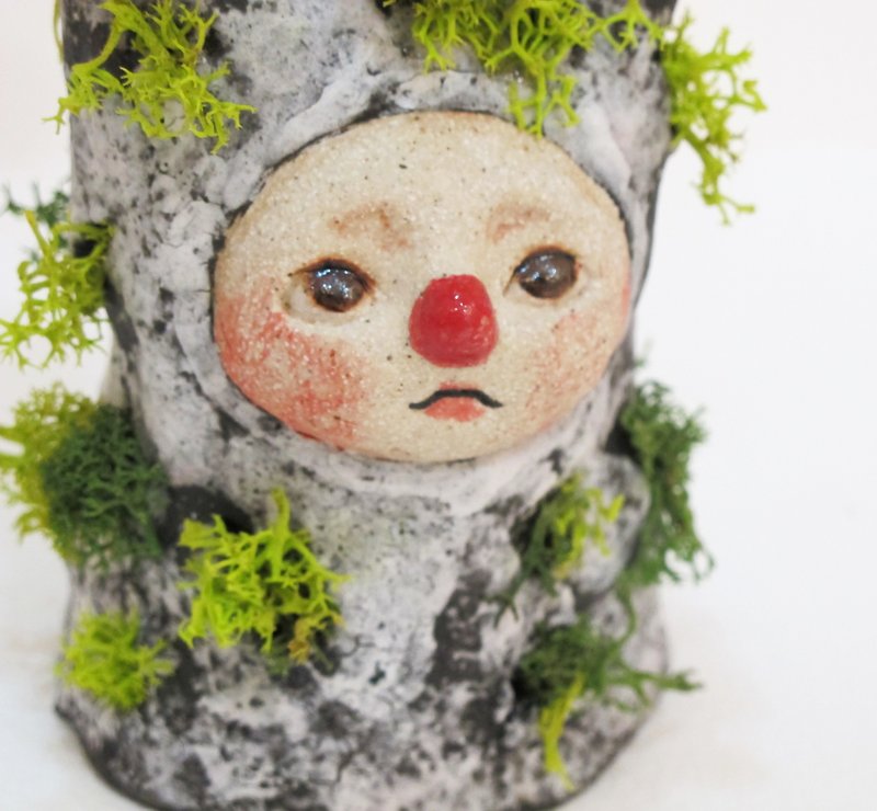 OOPS! Into a tree !!! / decorations (can be used as lampshades, candle-cover) - Pottery & Ceramics - Other Materials Green