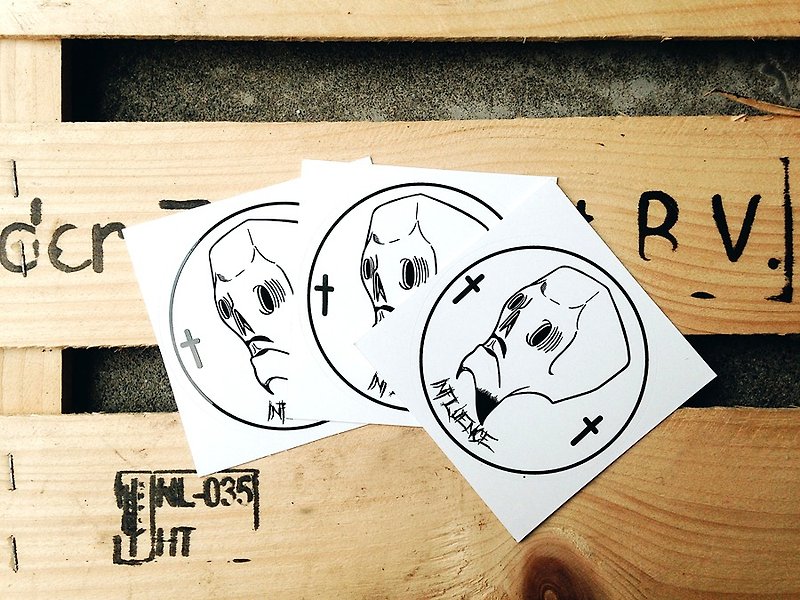 Skeleton Boss // Stickers - สติกเกอร์ - กระดาษ หลากหลายสี
