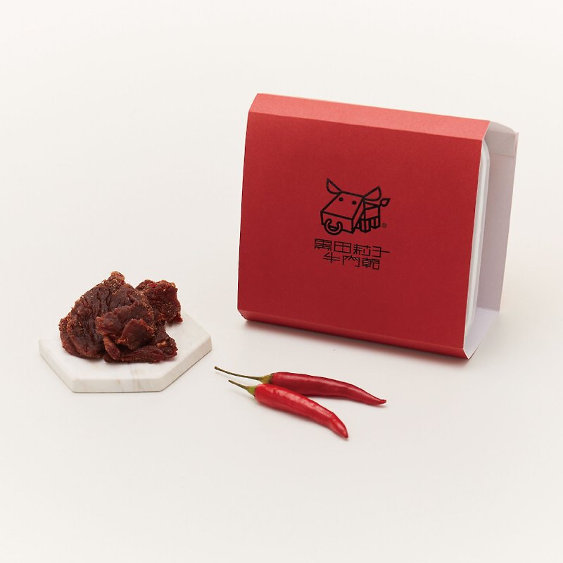 【黑田莉子】日式辛口牛肉乾-盒裝 - 肉乾/肉鬆 - 新鮮食材 紅色