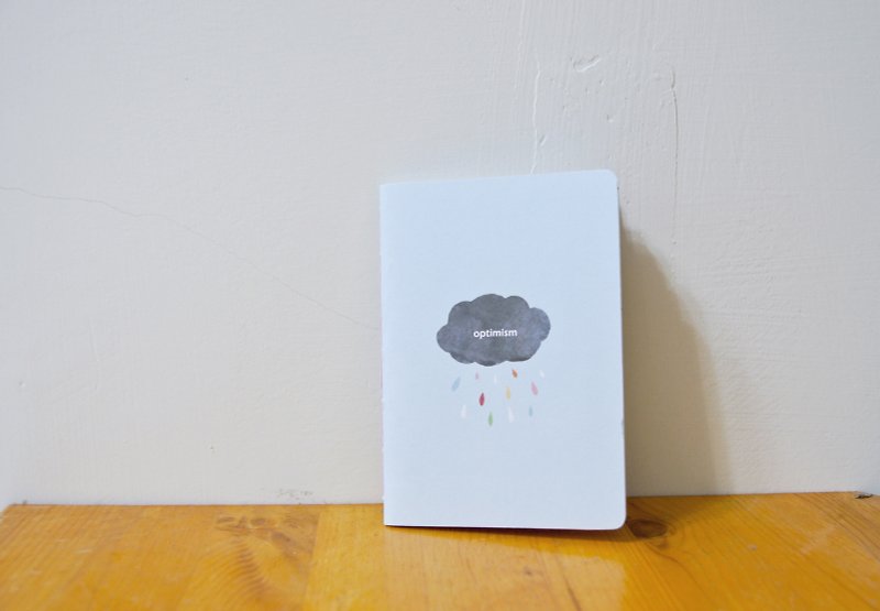 [Optimism]. Handmade notebook - สมุดบันทึก/สมุดปฏิทิน - กระดาษ สีน้ำเงิน