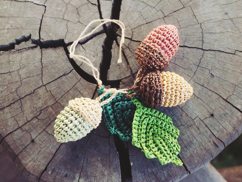 ChiChi Handmade-Acorn (Paper)-Charm/Decoration - Other - Paper Multicolor