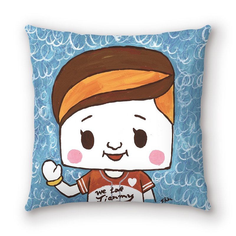 AppleWork iPillow Creative pillow: Parental tofu PSPL-008 - Pillows & Cushions - Cotton & Hemp Blue