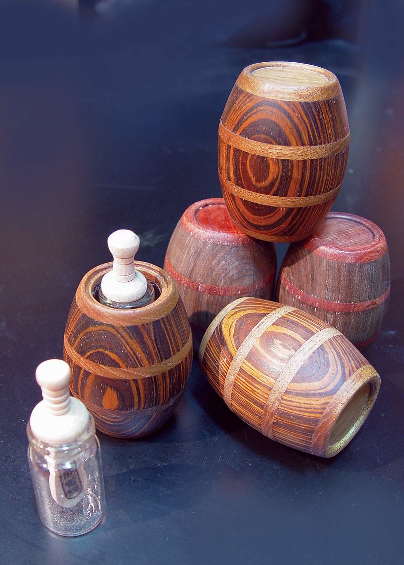 Essential oil diffuser pot series-2 oak barrels - Fragrances - Other Materials Brown